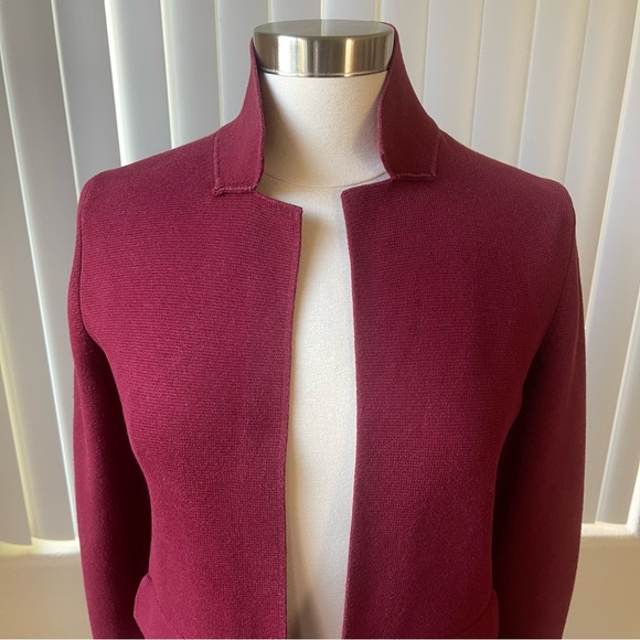 Banana Republic Cropped Heavy Thick Sweater Blazer Size: XS - Picture 5 of 13